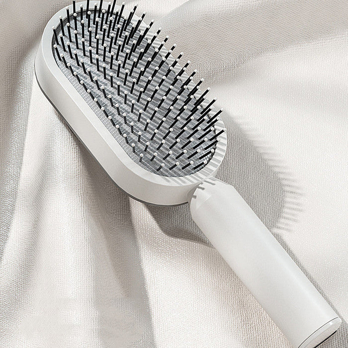 BrushEase™ Self-Cleaning Hair Brush - Effortless Detangling & Self-Cleaning in One Step